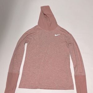 Nike pink running Dri-fit long sleeve shirt